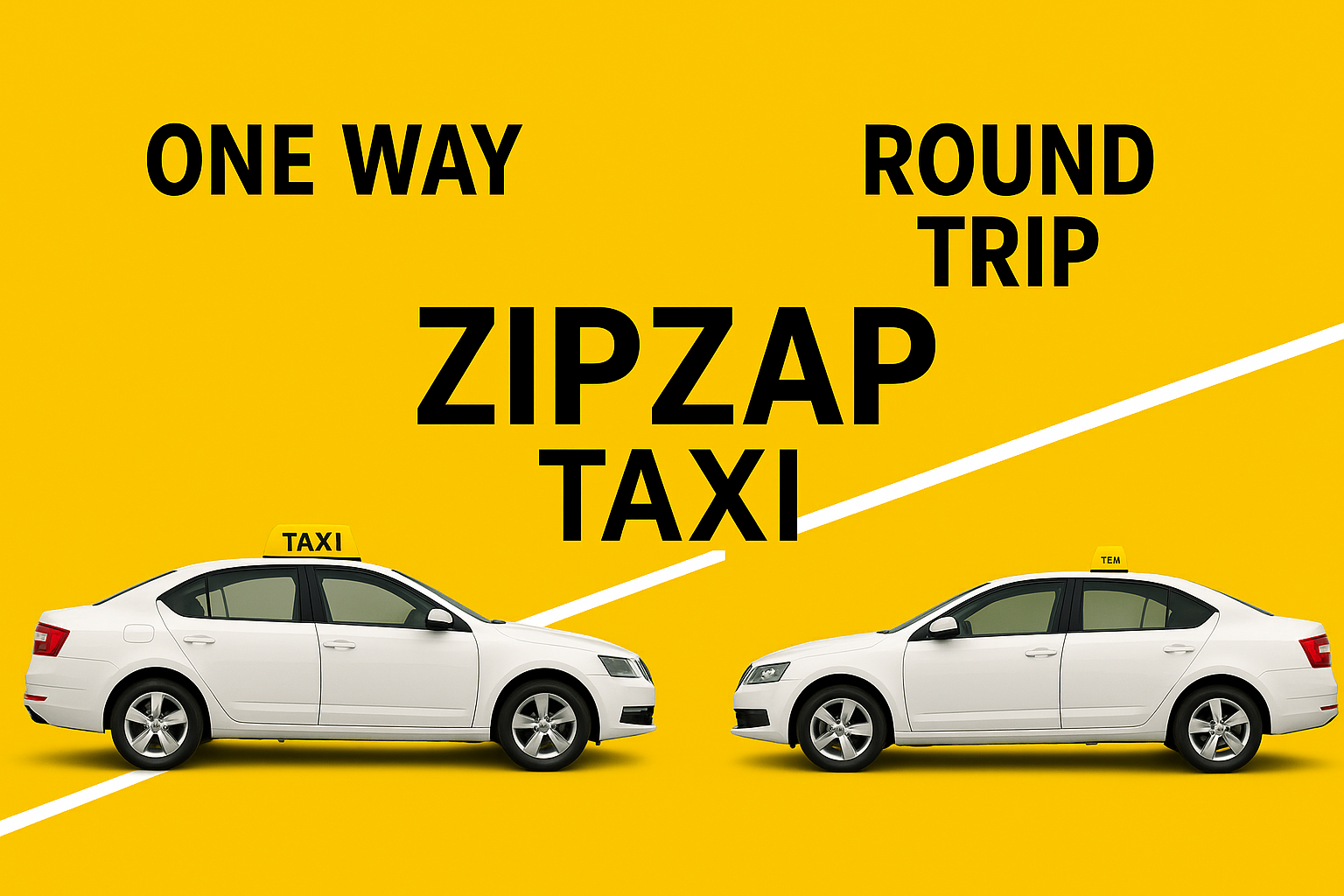 One Way vs Round Trip Taxi Service | ZipZap Taxi