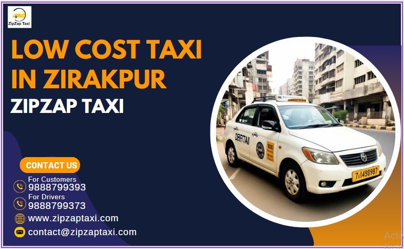 Low Cost Taxi Service in Zirakpur – starting Rs- 1600 | ZipZap Taxi