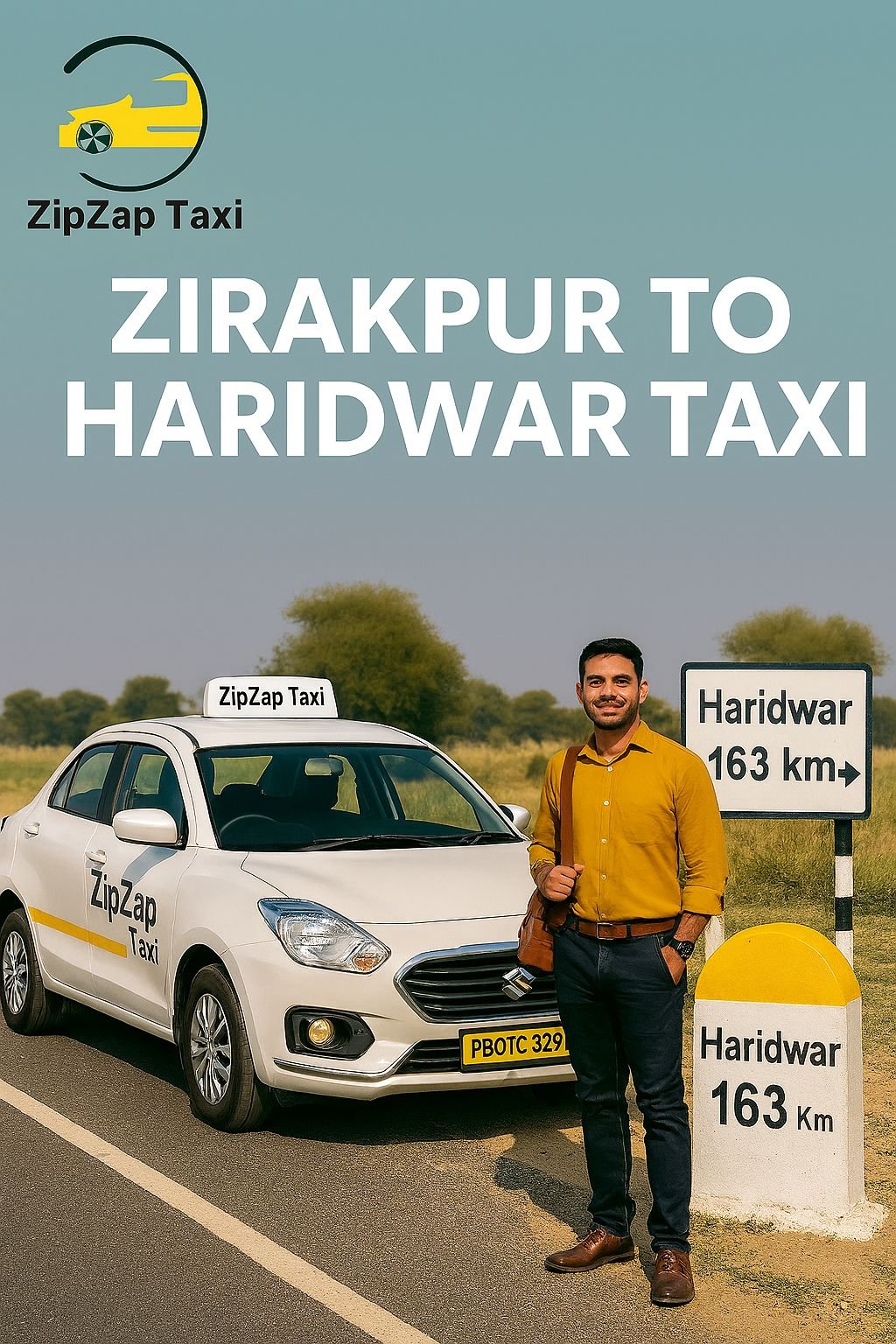 Zirakpur to Haridwar Cab Service – ZipZap Taxi: Your Trusted Travel Partner