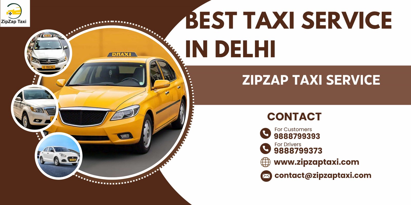 Taxi Service in Delhi: ZipZap Taxi Your Trusted Partner
