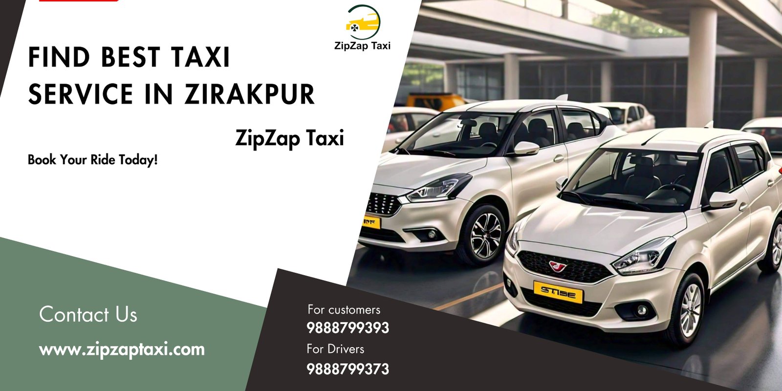 Taxi Service in Zirakpur: ZipZap Taxi, Your Trusted Partner