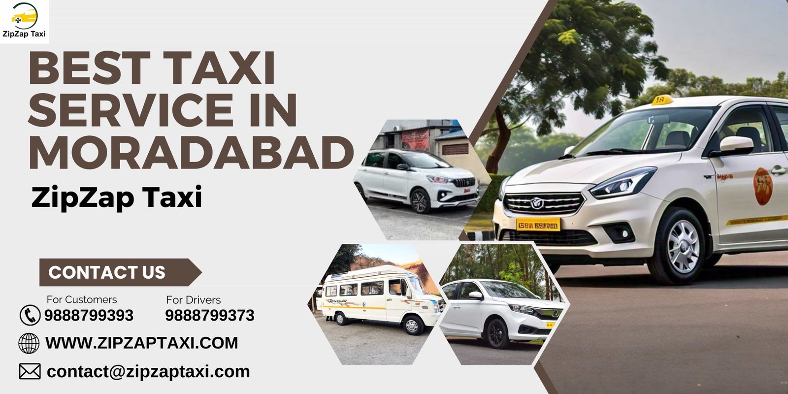 Find Best Taxi Service in Moradabad with ZipZap Taxi