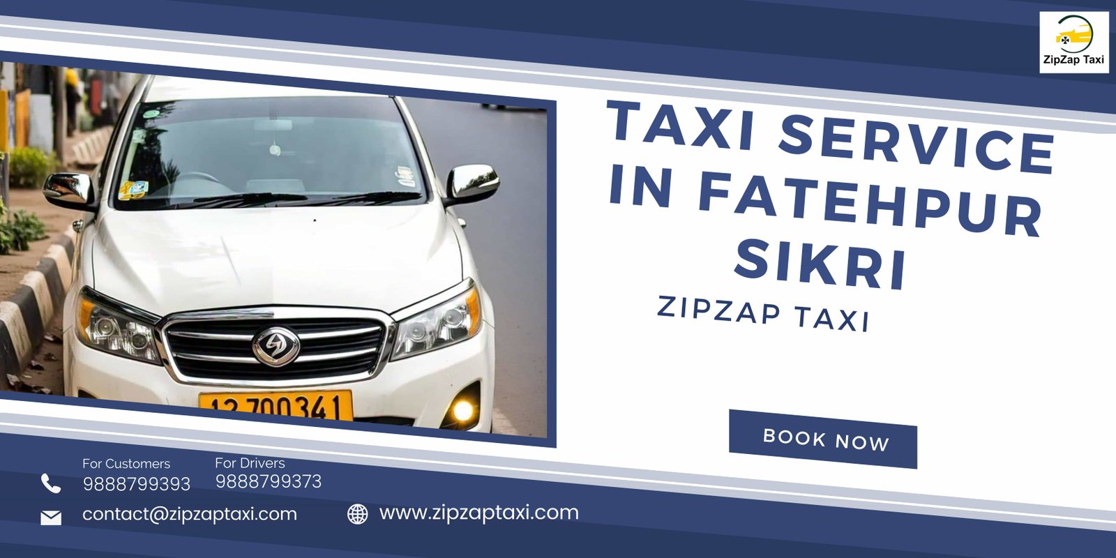 Taxi Service in Fatehpur Sikri – Explore with ZipZap Taxi