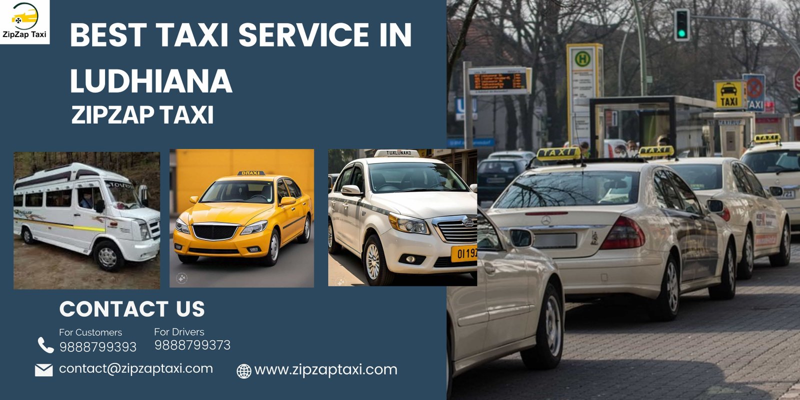 Reliable Taxi Service in Ludhiana – Book with ZipZap Taxi