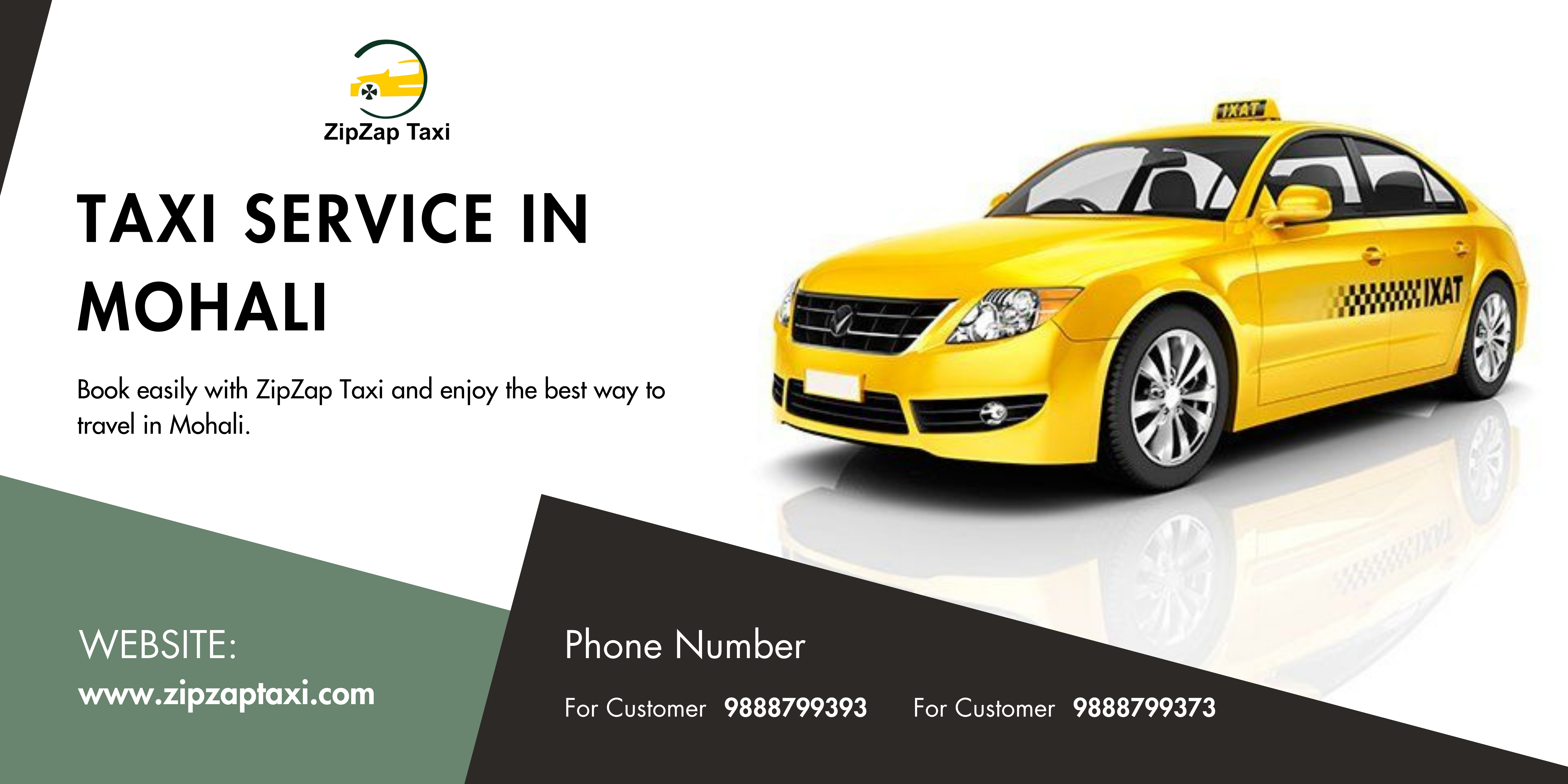 Find Best Taxi Service in Mohali with ZipZap Taxi