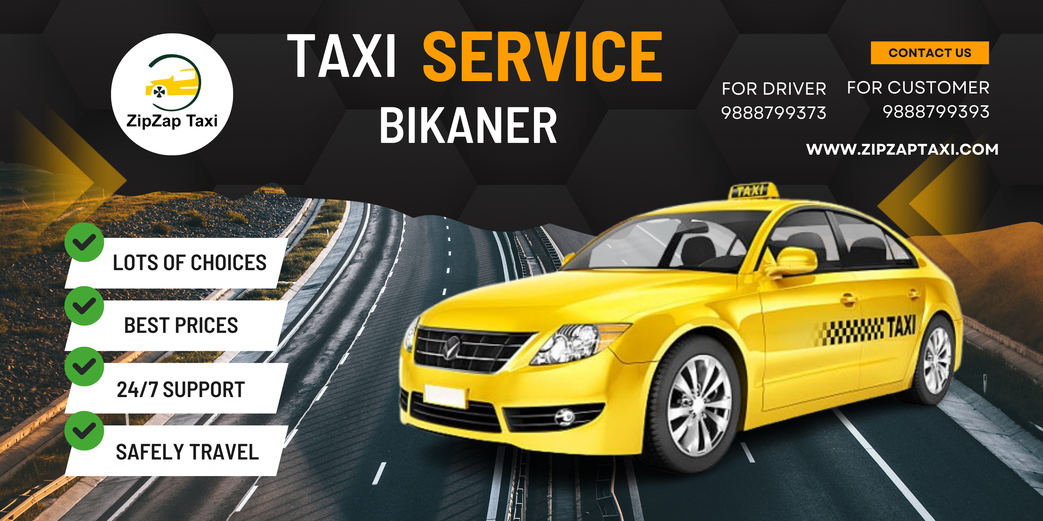 Find Best Taxi Service in Bikaner with ZipZap Taxi