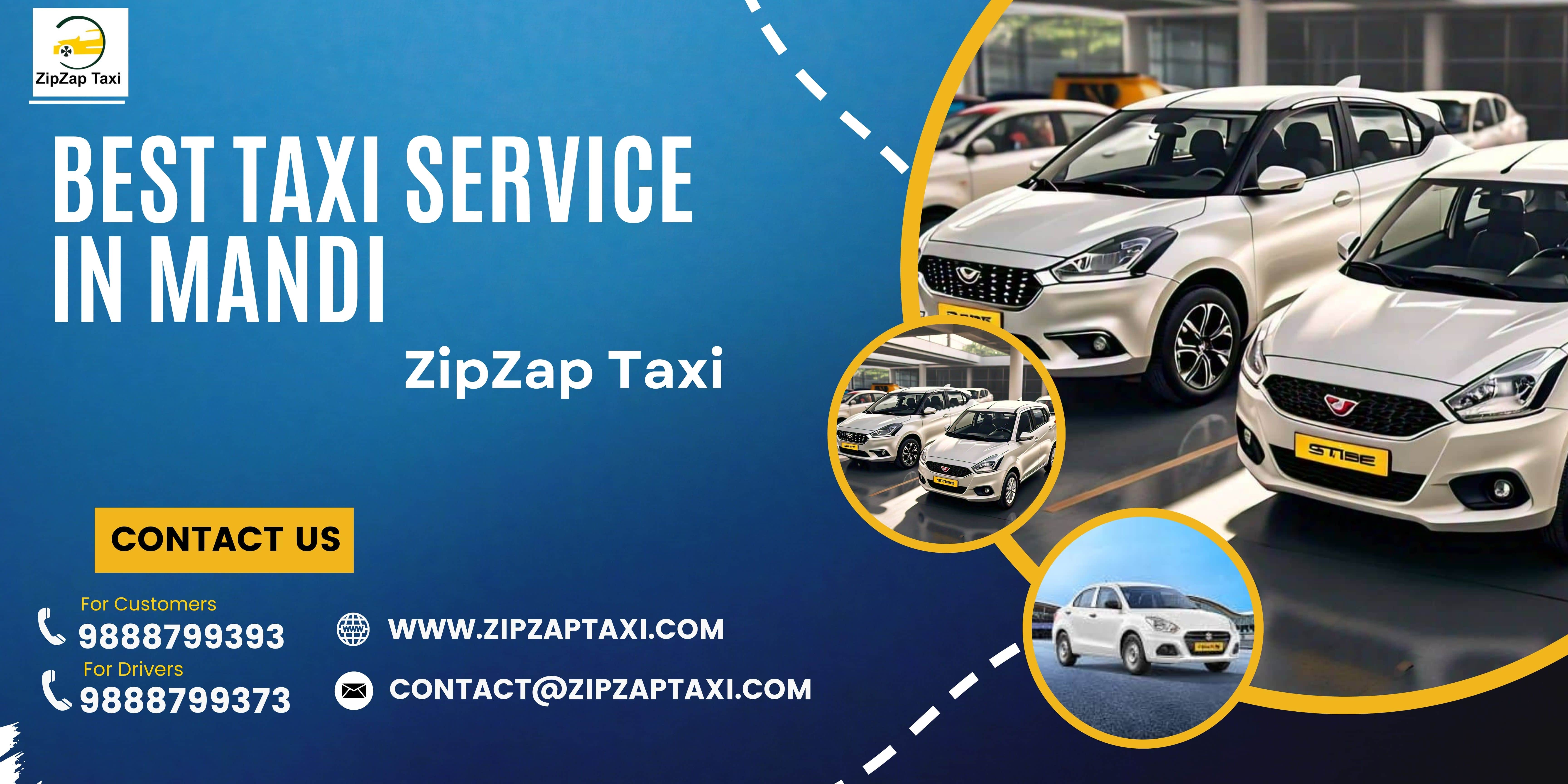 Discover Best Taxi Service in Mandi with ZipZap Taxi