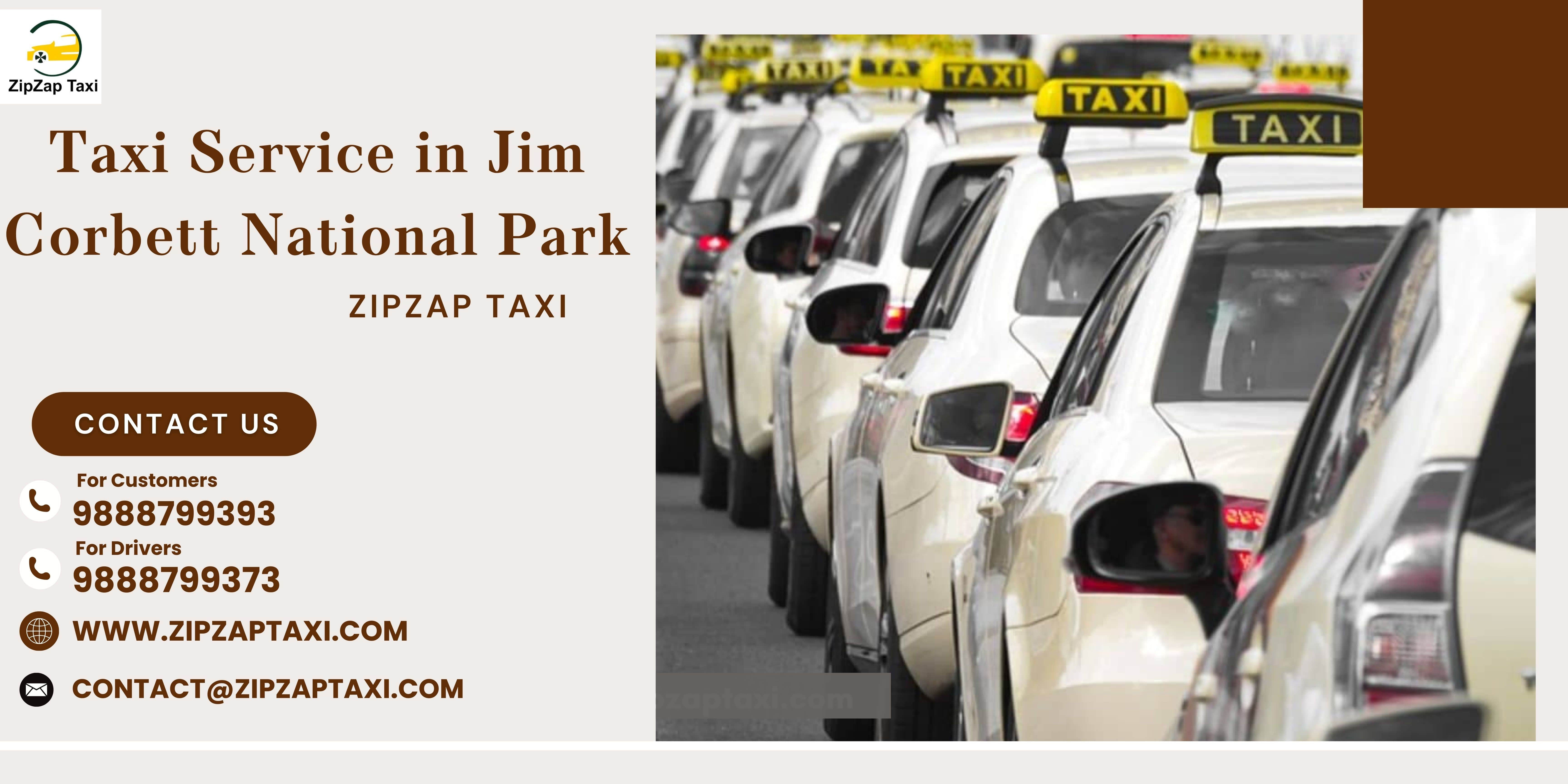 Taxi Service in Jim Corbett National Park: ZipZap Taxi